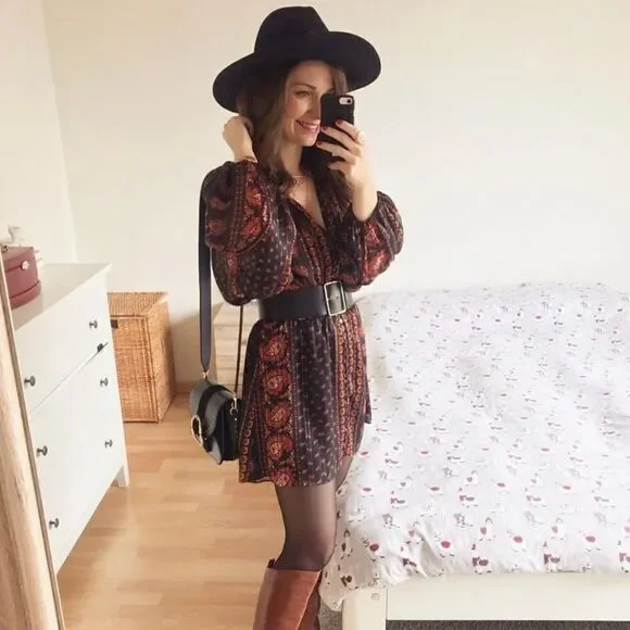 ZARA Floral Dress New